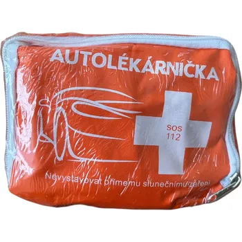 Autolékárnička PANACEA | Autolékárnička v textilním obalu oranžová