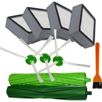 Sada příslušenství pro robotický vysavač HEPA filtry a kartáče k vysavači iROBOT Roomba i4+ 10ks sada