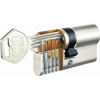 Vložka do dveří DORMAKABA GEGE E-AP2000 – Varianta: Vložka GEGE E-AP2000 do přídavného zámku (např.typu FAB 1572), 3 klíče