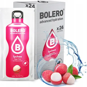 Nápoj pro sportovce Bolero Classic 24x9g Litchi - instantní nápoj s příchutí liči