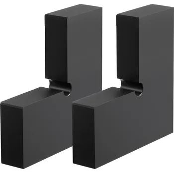 Zábradlí Vevor Rohové spojky na madlo 2 ks pro kabelové zábradlí, matná černá