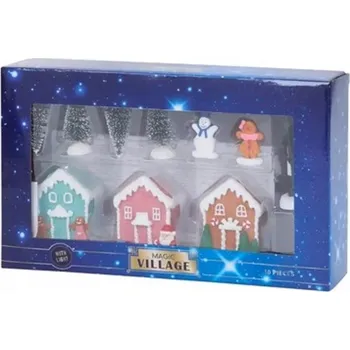 Obraz Vánoční vesnička s osvětlením Magic Village, 10 dílů