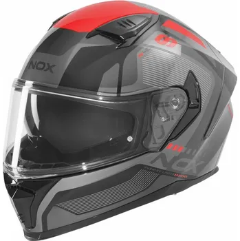 Helma na motorku Přilba N402 MENTOR, NOX (černá, červená) 2026 XS