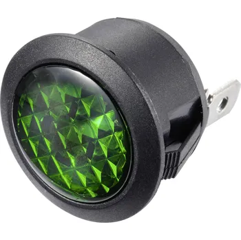 TRU COMPONENTS TC-11193652 standardní signálka se žárovkou 12 V/DC zelená 1 ks