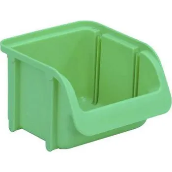 Úložný box Hünersdorff 671400 skladový box , (š x v x h) 115 x 100 x 75 mm, zelená, 1 ks