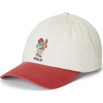Kšiltovka Dětská bavlněná kšiltovka Polo Ralph Lauren 322B13854001 bílá 00X, vel. 52