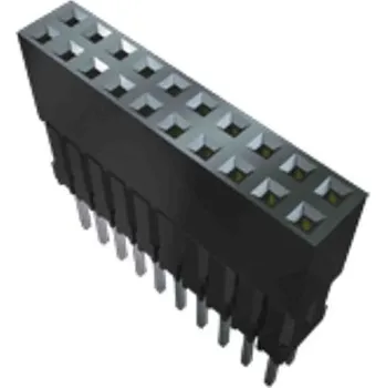 Elektrický konektor Patice PCB, řada: ESQ, rozteč: 2.54mm, počet kontaktů: 24, počet řad: 2, Průchozí otvor Samtec