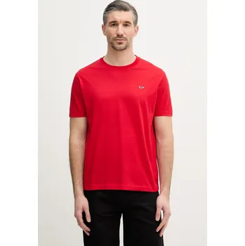 Pánské tričko Bavlněné tričko Paul&Shark Knitwear 99311005 červená 33X, vel. L