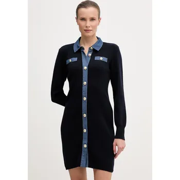 Dámské šaty Šaty Morgan RMARISE námořnická modř 59X, vel. XL