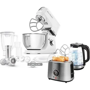 Kuchyňský spotřebič Sencor STM 6350WH + Rychlovarná konvice Sencor SWK 2090BK + Topinkovač Sencor STS 5050SS + DOPRAVA ZDARMA