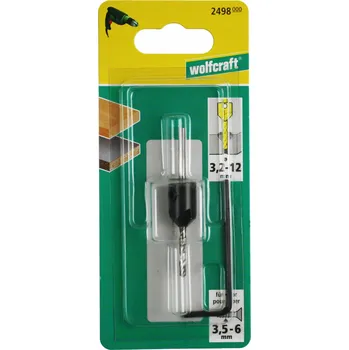 Vrták Předvrták se záhlubníkem 3,2-12 mm pro konfirmáty WF2498000 WOLFCRAFT