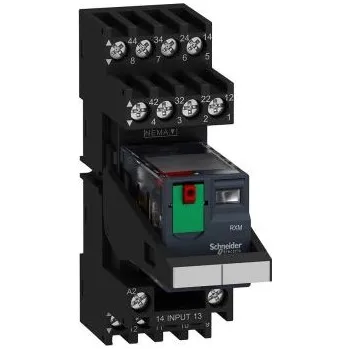 Relé Relé rozhraní 24V ac 4PDT Lišta DIN 6A Harmony Relay RXM 17V