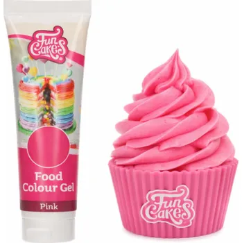 Potravinářské barvivo Růžová gelová barva FunCakes F44110