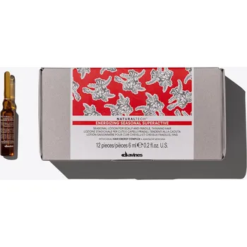 Vlasová regenerace Davines NaturalTech Energizing Seasonal Superactive sérum pro náhlé padání vlasů 12 x 6 ml