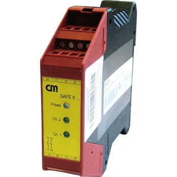 Relé CM Manufactory SAFE 5.1 bezpečnostní relé, 24 V/DC, 24 V/AC, 2 spínací kontakty, 45232, 1 ks