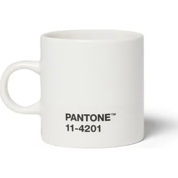 Bílý keramický hrnek na espresso 120 ml Cloud Dancer – Pantone ID_1900616