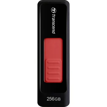 USB flash disk Transcend TS256GJF760 USB flash disk Retail 256 GB černá/červená TS256GJF760 USB 3.2 (Gen 1x1)