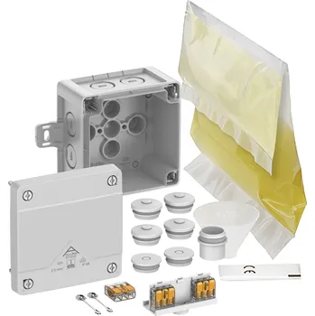 Elektroinstalační krabice Spelsberg 40246001 rozbočovací krabice (d x š x v) 92 x 92 x 60 mm šedá IP66, IP68 1 ks