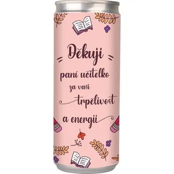 Energetický nápoj Energetický nápoj pro paní učitelku – poděkování za energii a trpělivost ⚡