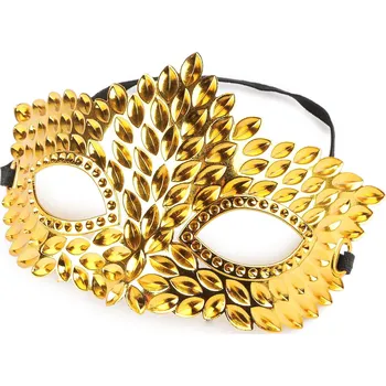 Karnevalová maska StoklasaZlatá karnevalová maska - designová