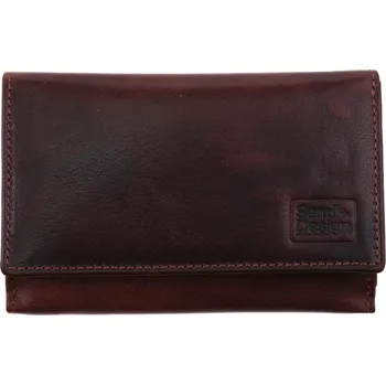 Peněženka Sendi Design Dámská kožená peněženka Sendi Sana hnědá