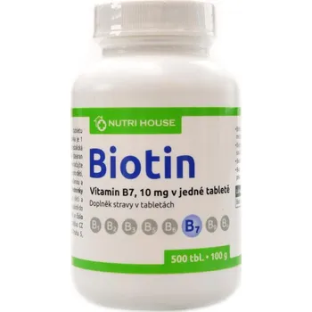 Zdraví Nutrihouse Vitamín B7 D-biotin 500 tablet