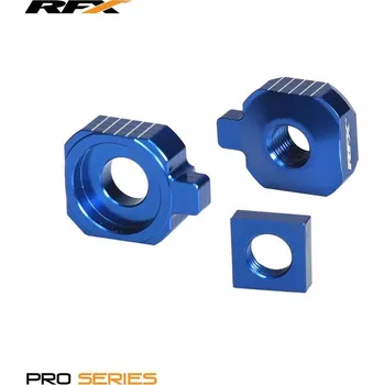 Nářadí na motocykly NAPÍNÁKY ŘETĚZU / BLOKY OSY RFX PRO MODRÉ PRO HUSQVARNA TC 85