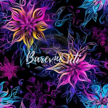 Úplet, Květy medúzy (E) (Top kvalitní úplet Bella digitisk)