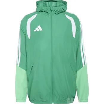 Bunda ADIDAS TIRO 26 COMPETITION ALL WEATHER, barvy KB0136 team zelená - semi screaming zelená - bílá, velikost 152