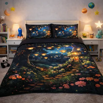 Povlečení 2-dílné ložní povlečení - Večer v pohádce