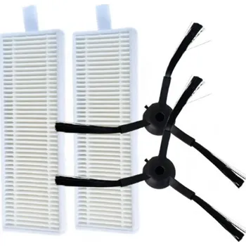 Sada příslušenství pro robotický vysavač Filtry a kartáče pro vysavač 360 Robot Vacuum S10 Black sada 2+2ks