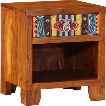 Noční stolek vidaXL Noční stolek 40x35x45 cm masivní akáciové dřevo [4016489]