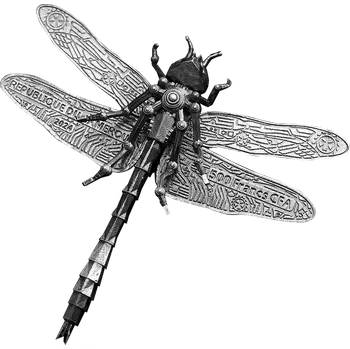 Kamerun: stříbrná mince Mechanická vážka 2024 6,47 g