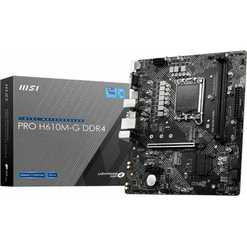Počítač MSI MB Sc LGA1700 PRO H610M-G DDR4, Intel H610, 2xDDR4, 1xDP, 1xHDMI, 1xVGA, mATX