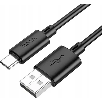 Datový kabel Kabel Hoco USB - USB typ C 2 m černý