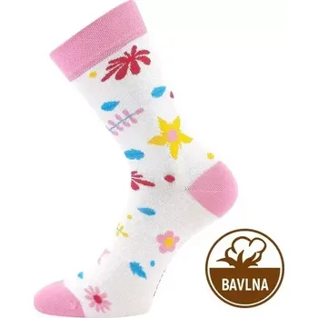 Dámské punčochy Dívčí ponožky Kaito D - 25-29 / bílá