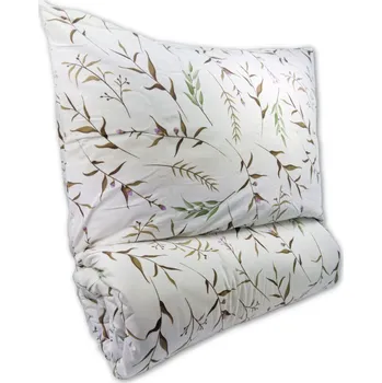 Povlečení Brotex Povlečení krep 140x200, 70x90cm Verona natur Zapínání: nitěný knoflík