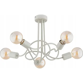 Stropní svítidlo WINGO Alfa 5xE27 15W šedé industriální, kovové