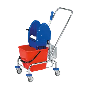 Úklidový vozík Jednokbelíkový vozík pochromovaný 17 l Druh: Bez ždímače a košíků