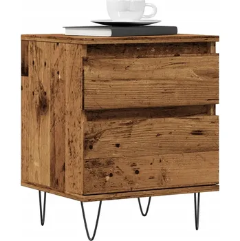 Noční stolek NOČNÍ STOLEK STARÉ DŘEVO 40X35X50CM