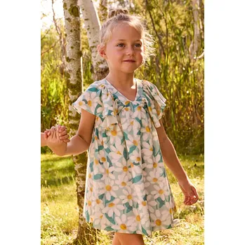 Dívčí šaty Dívčí šaty Mayoral 3918.6B.Mini.PPY2 modrá 50X, vel. 104