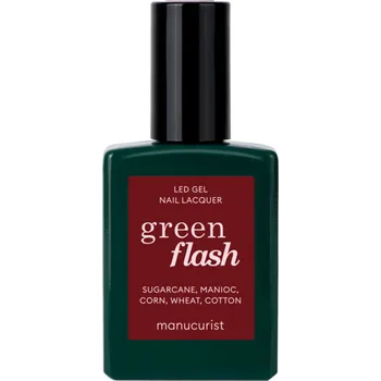 Přípravek na tvář Manucurist Green Flash - Led Nail Lacquer, red hibiscus