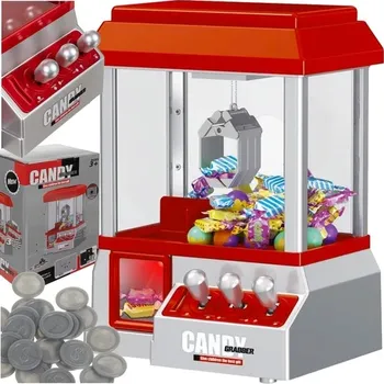 Hračka pro nejmenší SLW-756A Dětský hrací automat, s kovovým drápem a žetony