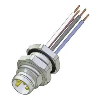 Conec SAL-8-FSH4-0,2 vestavný zástrčkový konektor pro senzory - aktory, 42-01035, piny: 4, 1 ks