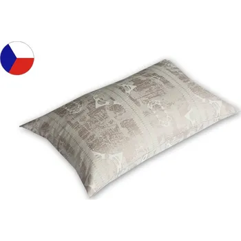 Povlak na polštářek Damaškový povlak na polštář 50x70 EXCELLENT ORNELLA Florencia ornament světle hnědý