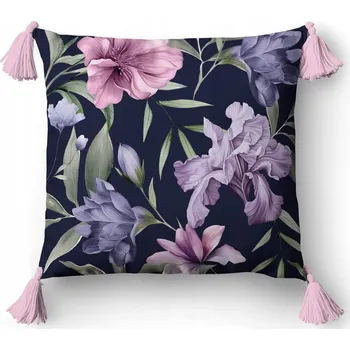 Povlak na polštářek Dekorační povlak na polštář 45x45cm Detexpol Květiny