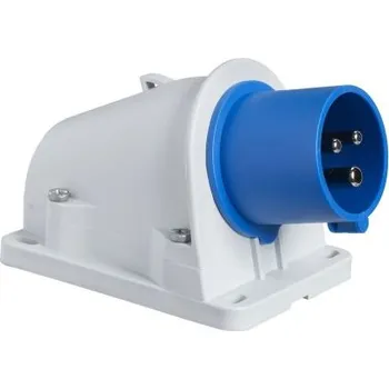 Elektrická zásuvka PratiKa plug - screw - angled - 16A - 2P