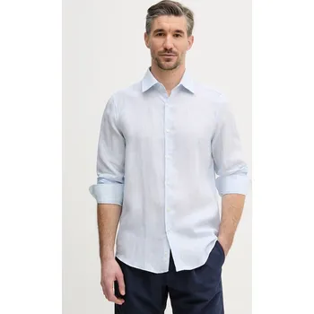 Pánská košile Lněná košile Paul&Shark 26413158CF modrá 05X, vel. 39