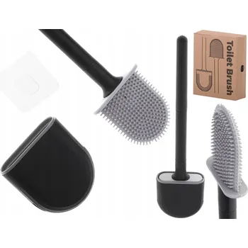 WC štětka Silikonová štětka na WC Ikonka KX5227_1