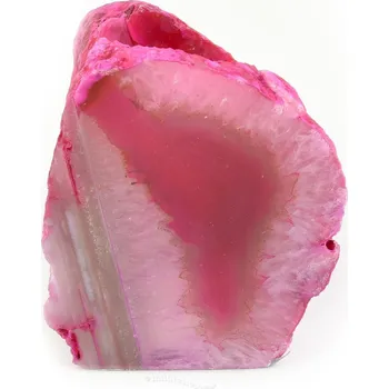 Svícen Achát růžový svícen 539g z Brazílie